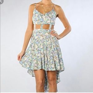 • Reverse Brand • Hi/Lo cut-out dress ⭐️